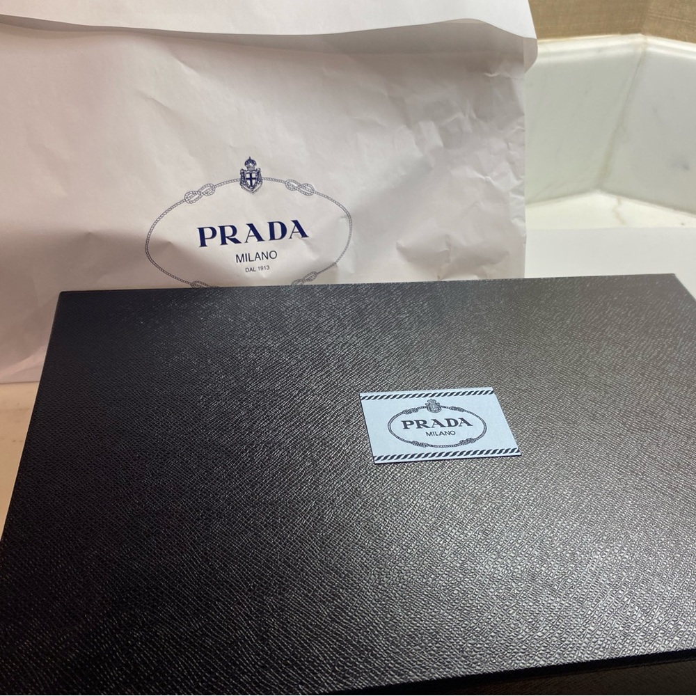 Prada box w/ tissue paper